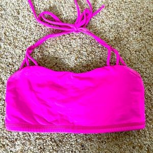 Hot Pink Lulu Crop Halter